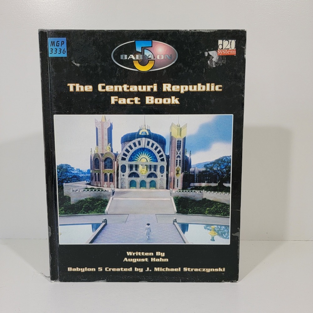 Babylon 5 The Centauri Republic Fact Book d20 RPG Mongoose Publishing MGP 3336